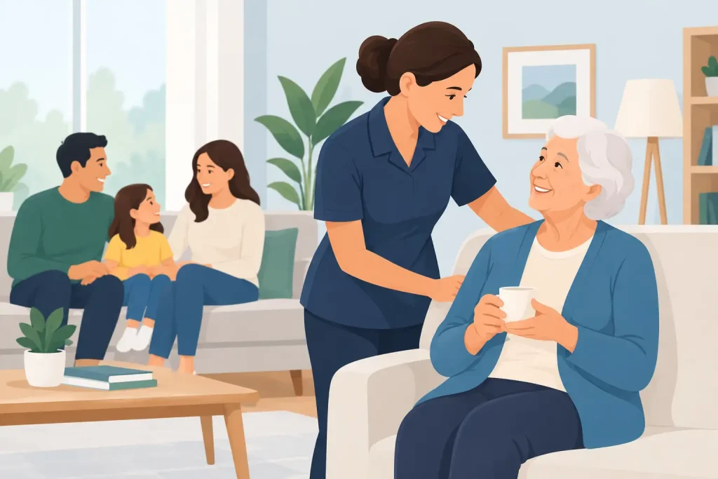 Senior Household Help Services for Families